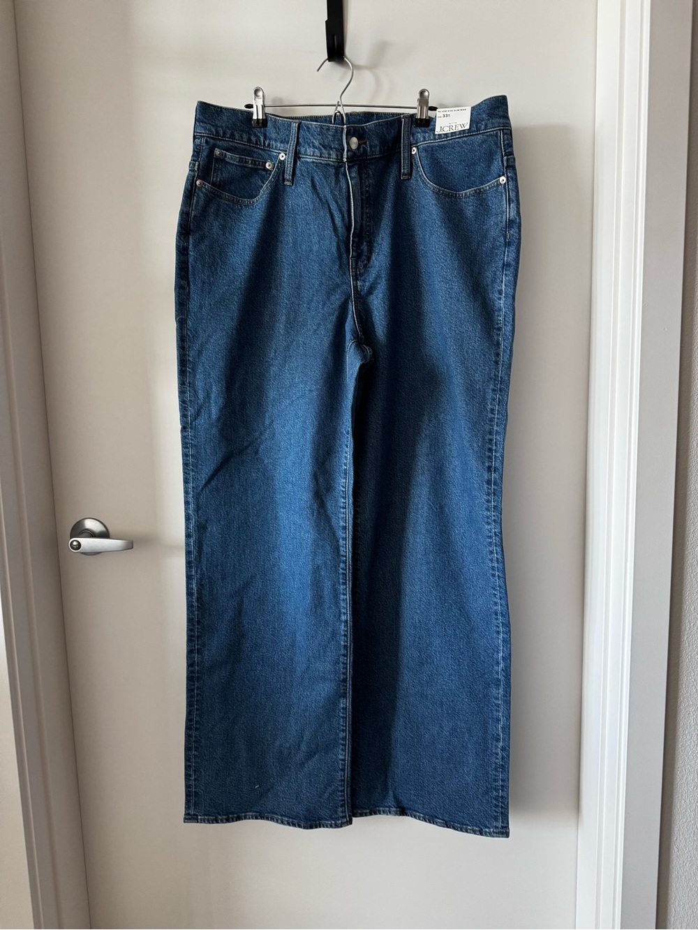 J. Crew Blue Wide-Leg Jeans